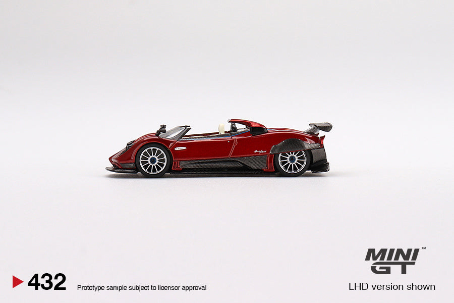Mini GT - Pagani Zonda HP Barchetta Rosso Dubai - Scala 1/64 MGT00432 MiJo Exclusives
