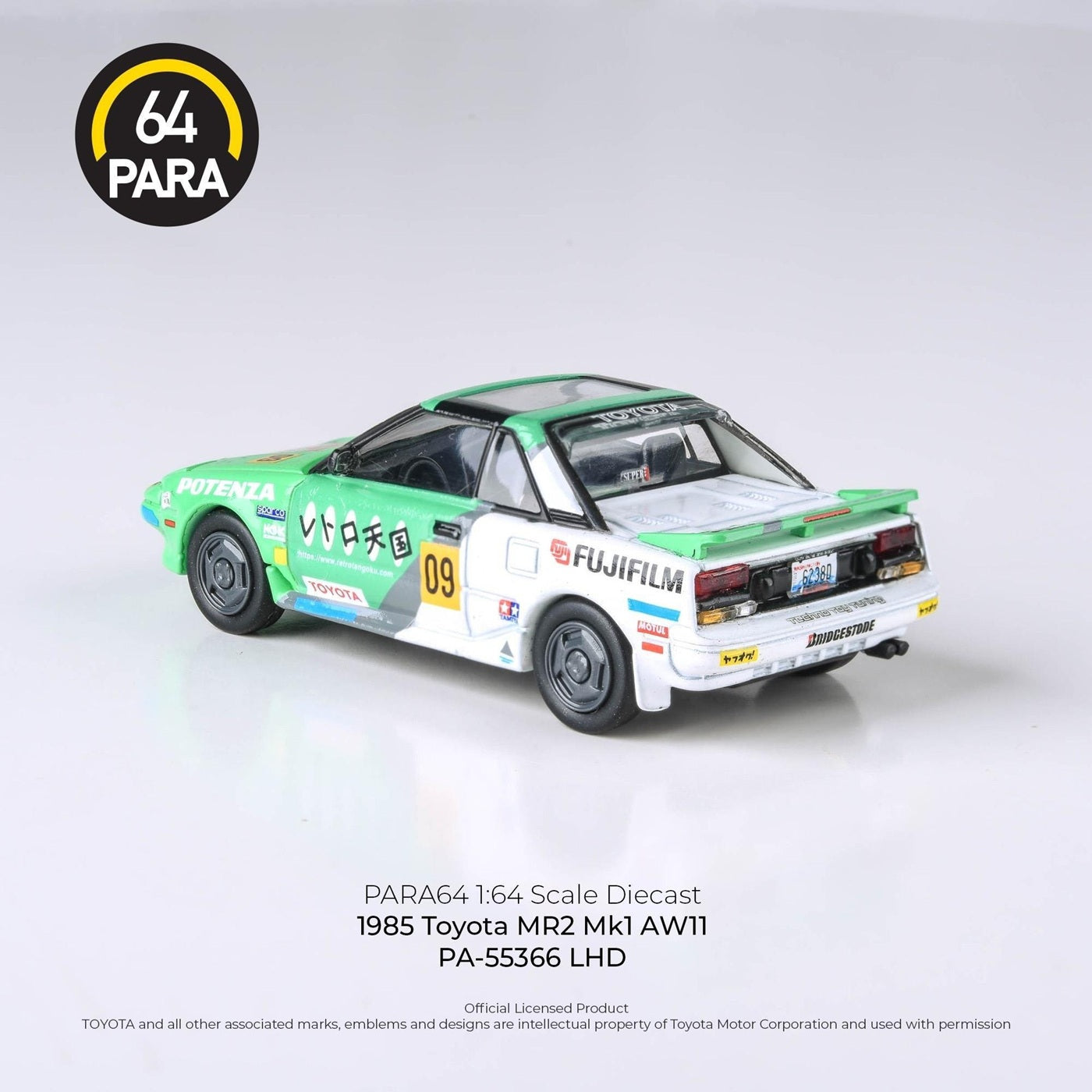 Para64 - 1985 Toyota MR2 MK1 AW11 Fuji Film - Scale 1/64