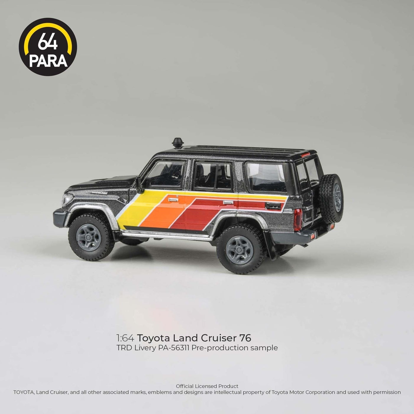 Para64 - 2014 Toyota Land Cruiser TRD Livery LHD - 1/64 Scale