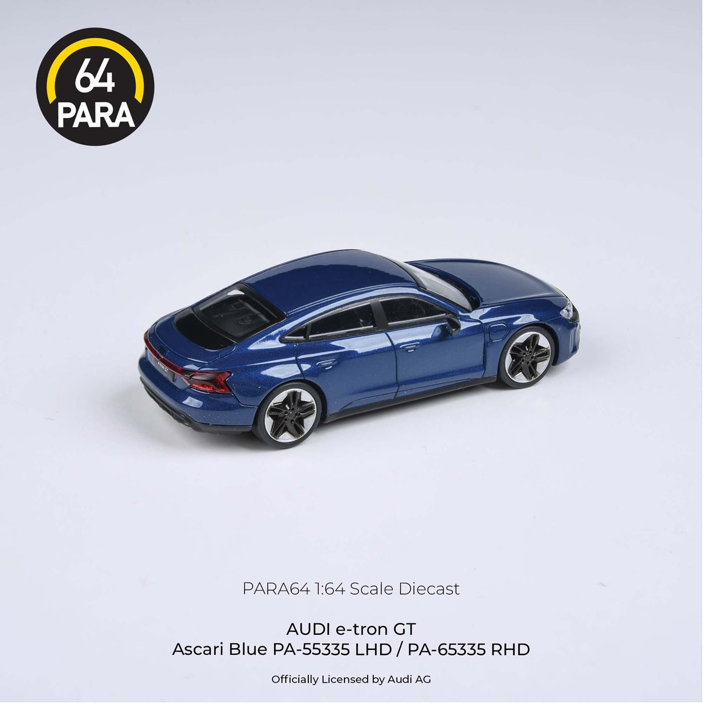 Para64 - 2021 Audi RS E-Tron GT Ascari Blue LHD - 1/64 Scale