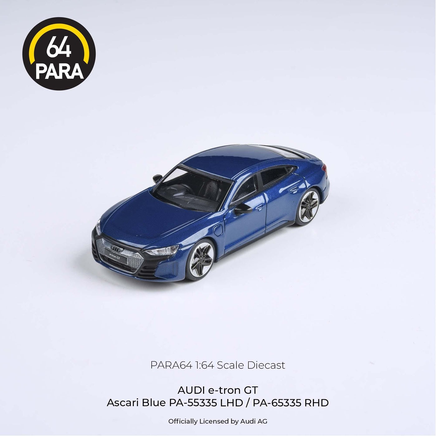 Para64 - 2021 Audi RS E-Tron GT Ascari Blue LHD - 1/64 Scale