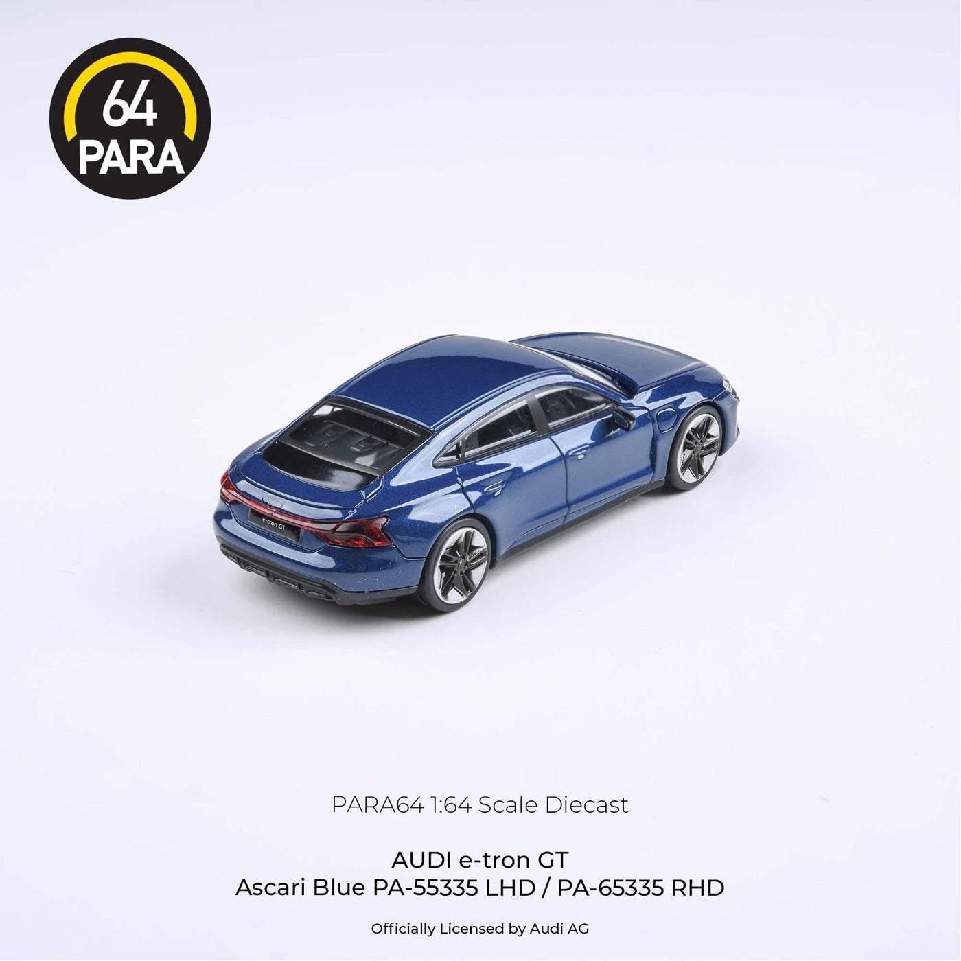 Para64 - 2021 Audi RS E-Tron GT Ascari Blue LHD - 1/64 Scale