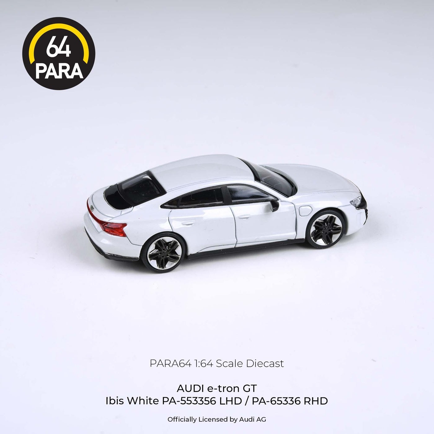 Para64 - 2021 Audi RS E-Tron GT Ibis White LHD - Scala 1/64
