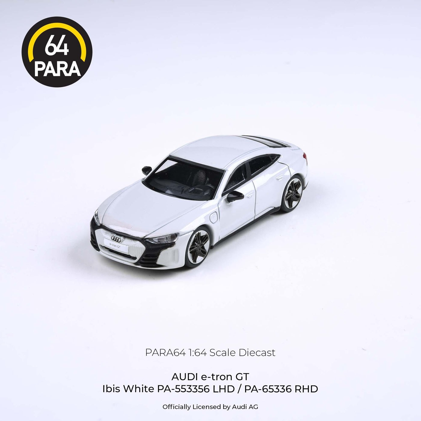Para64 - 2021 Audi RS E-Tron GT Ibis White LHD - Scala 1/64