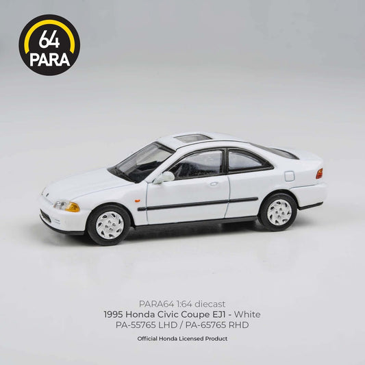 Para64 - S1995 Honda Civic Coupe EJ1 White LHD - Scala 1/64