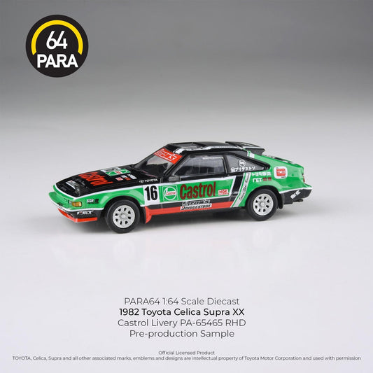 Para64 - S1984 Toyota Celica Supra XX Castrol Livery - Scale 1/64