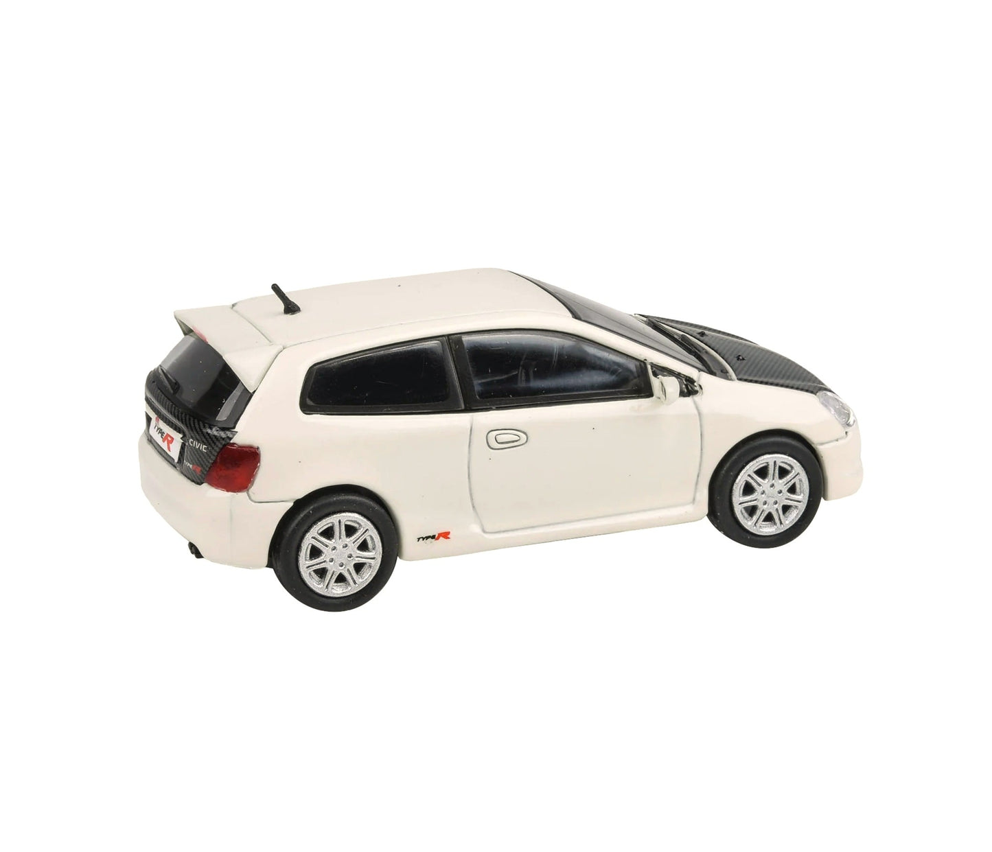 Para64 - S2001 Honda Civic Type-R EP3 White / Carbon Parts LHD - scale 1/64