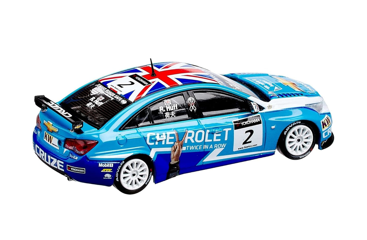 Pop Race - Chevrolet Cruze WTCC No.2 FIA WTCC 2011 Rob Huff Scala 1/64 PR64-CRUZE-11MWTCC02