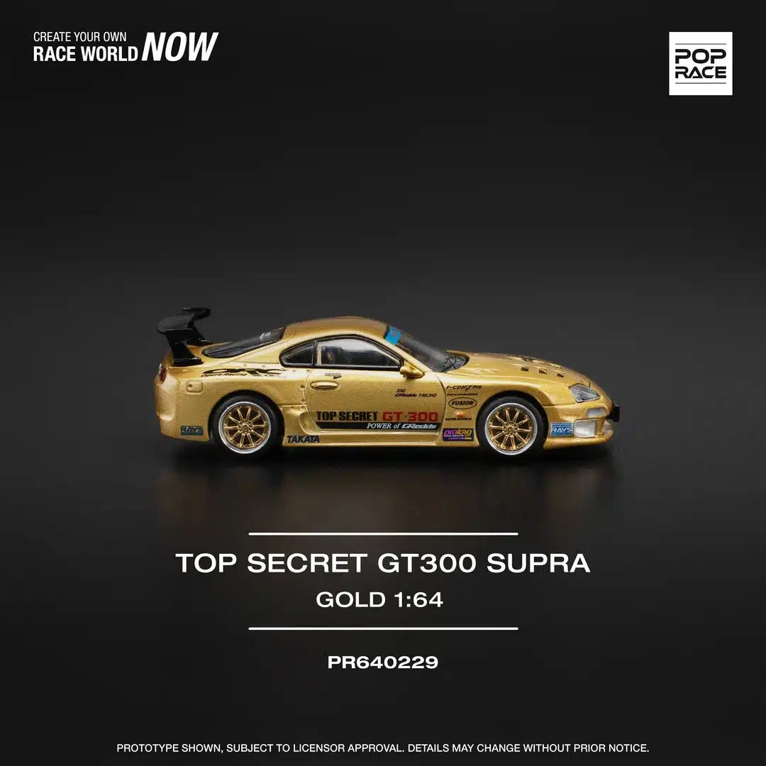 Pop Race - Top Secret GT300 Supra - Scale 1/64 PR64-229