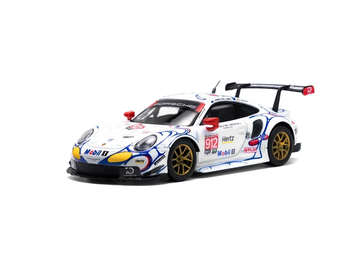 Spark Model - Porsche 911 RSR Porsche GT Team #911 &amp; #912 – Petit Le Mans 2018 SET - 1/64 Scale YCOMBO64008