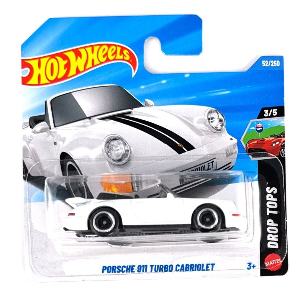 Hot Wheels - Porsche 911 Turbo Cabriolet - HW Drop Tops 3/5 - Scala 1/64 Circa