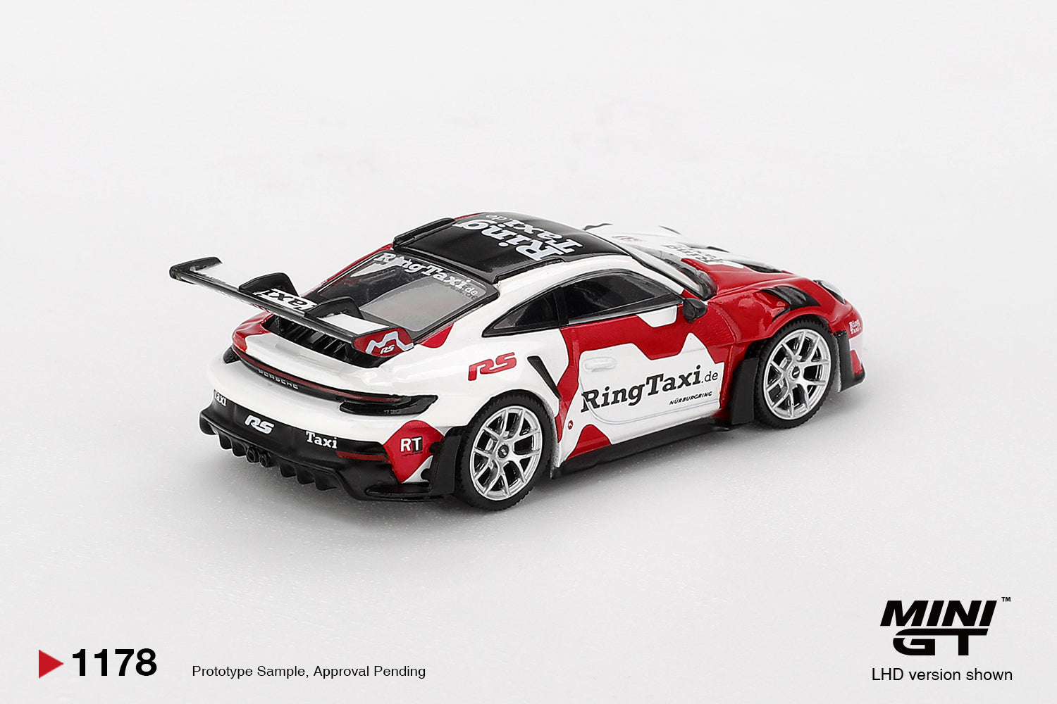 PRE-ORDER] - Mini GT - PoRSche 911(992) GT3 RS Weissach RingTaxi