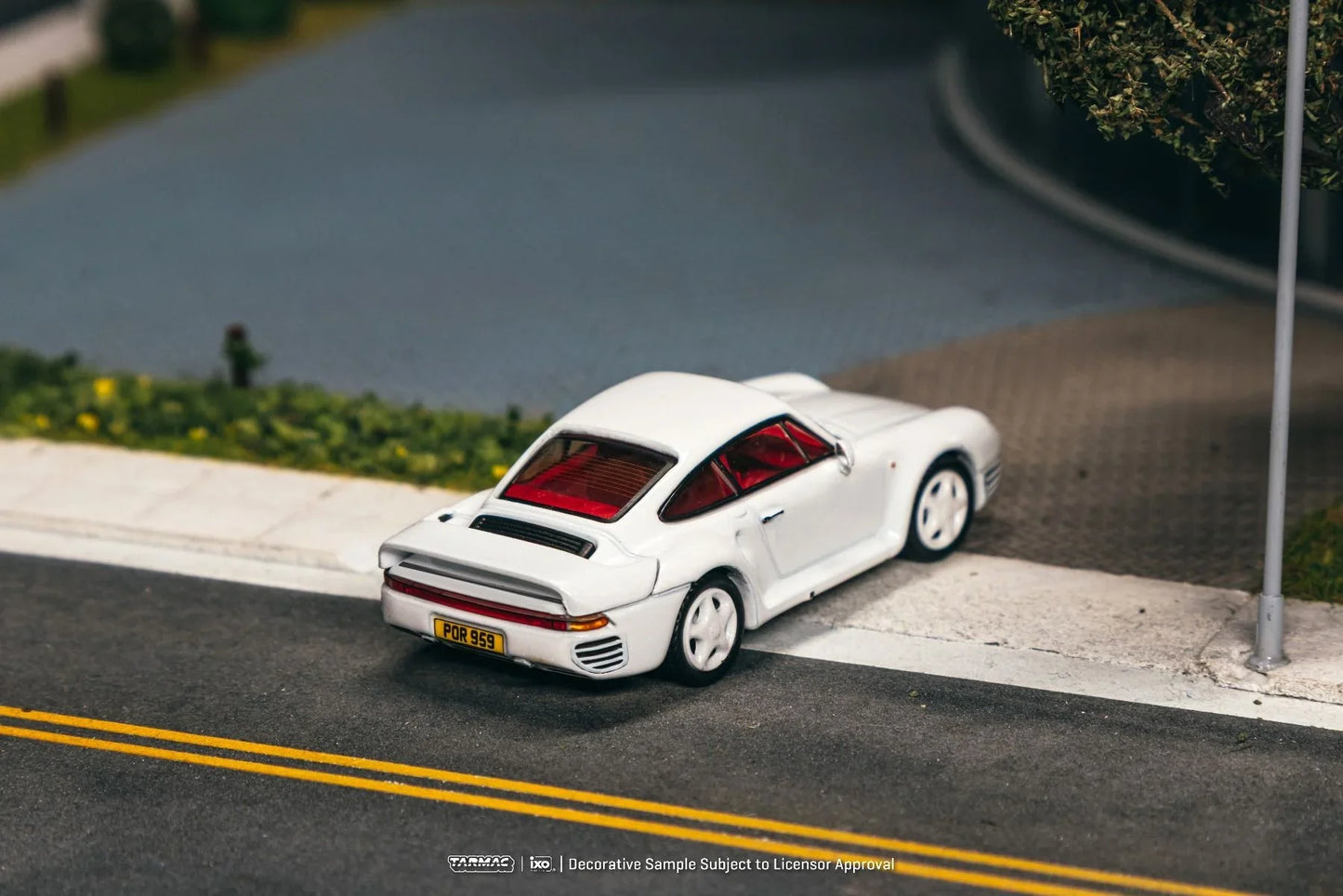 [PRE-ORDER] Tarmac Works - Porsche 959 White 1989 (Tarmac Cards Combo Set) - GLOBAL64 - Scala 1/64 T64G-068-WH