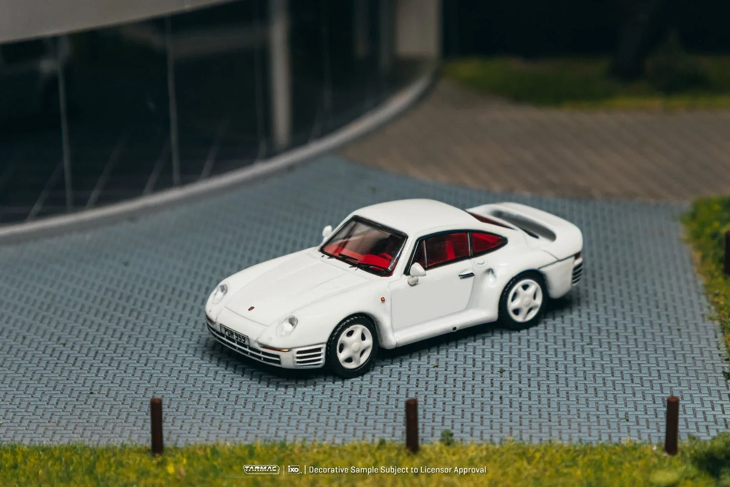 [PRE-ORDER] Tarmac Works - Porsche 959 White 1989 (Tarmac Cards Combo Set) - GLOBAL64 - Scala 1/64 T64G-068-WH