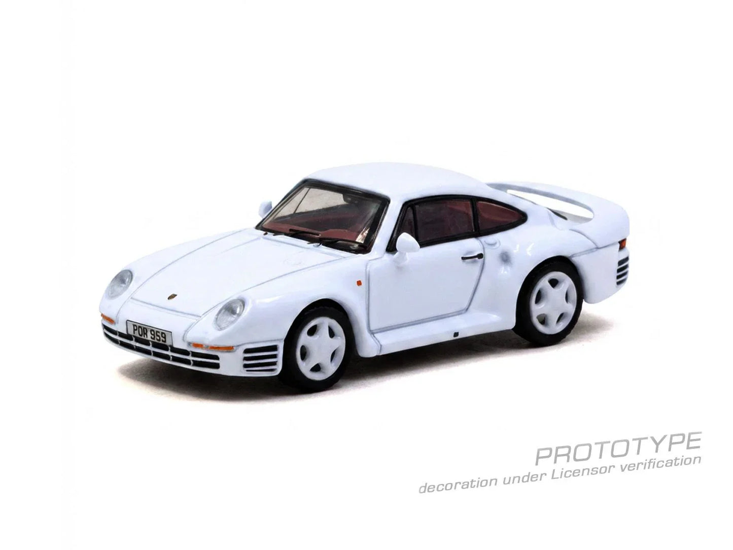 [PRE-ORDER] Tarmac Works - Porsche 959 White 1989 (Tarmac Cards Combo Set) - GLOBAL64 - Scala 1/64 T64G-068-WH