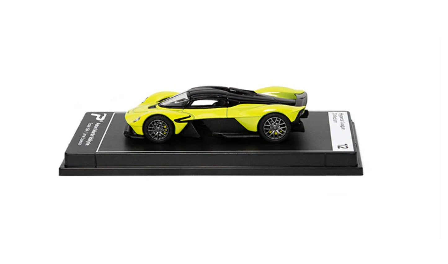 PosterCars - Aston Martin Valkyrie (Lime Essence) - 1/64 Scale H12