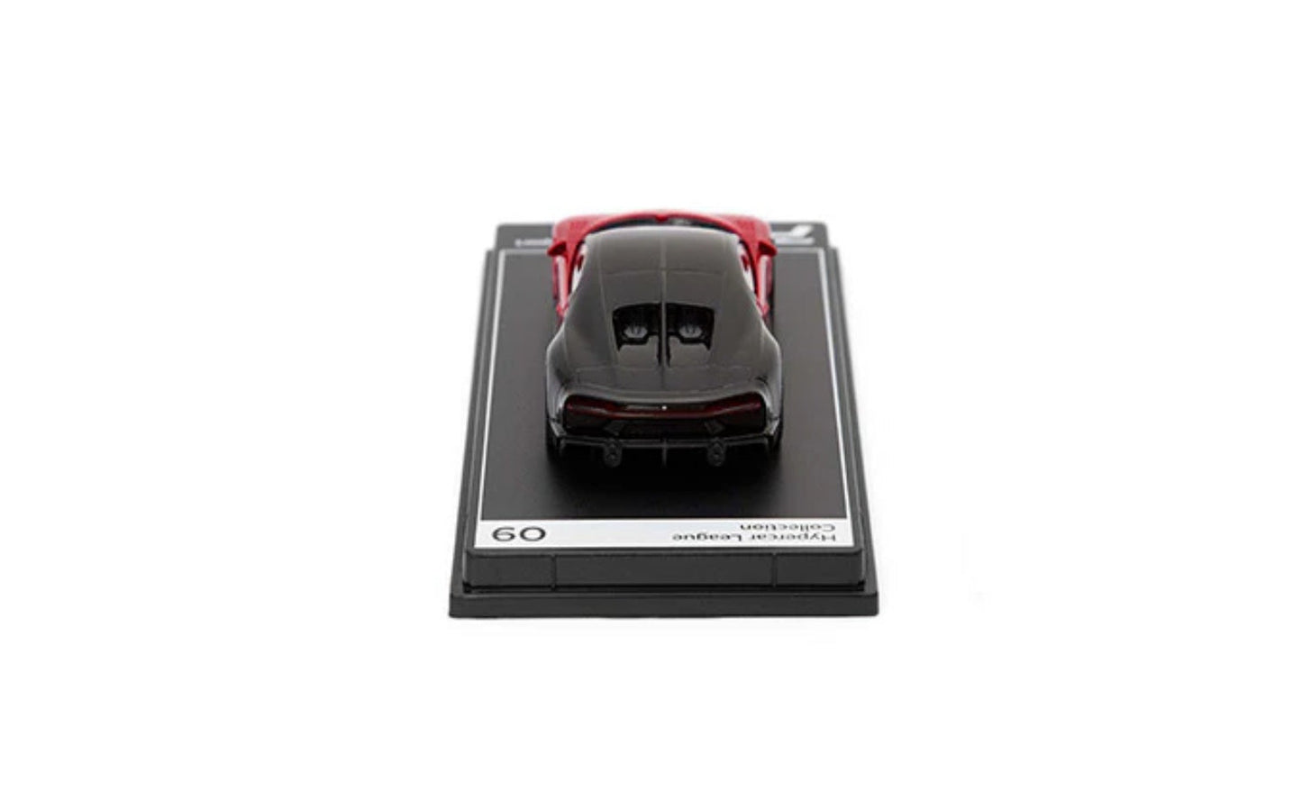 PosterCars - Bugatti Chiron Supersport (Italian Red & Nocturne Black) - Scala 1/64 H09