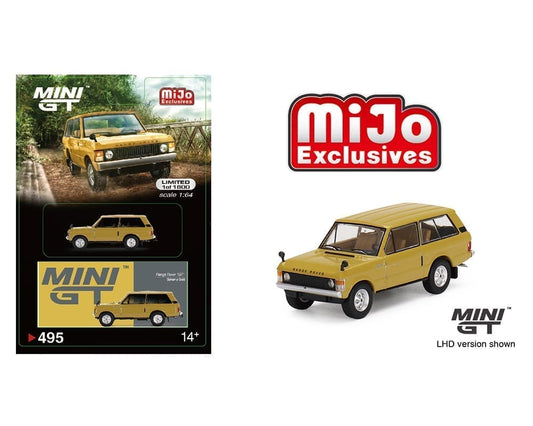 Mini GT - Range Rover 1971 Bahama Gold - MiJo Exclusives - Scale 1/64 MGT00495-MJ