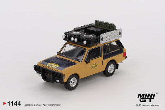 [PRÉCOMMANDE] - Mini GT - Range Rover Camel Trophy 1981 Sumatra C.Swoboda &amp; K.Mentel Vainqueur - Échelle 1-64 MGT01144-L