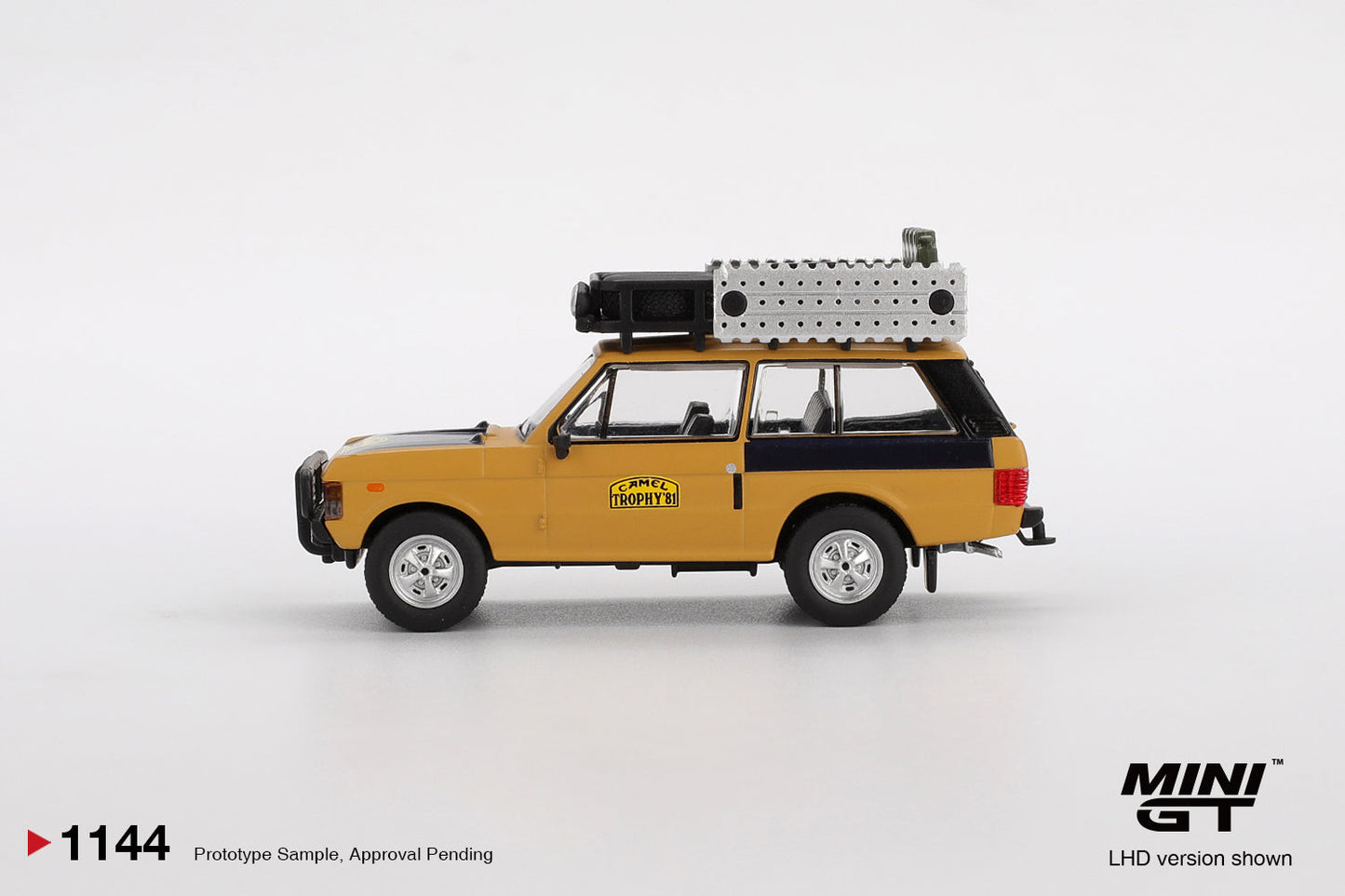 [PRÉCOMMANDE] - Mini GT - Range Rover Camel Trophy 1981 Sumatra C.Swoboda &amp; K.Mentel Vainqueur - Échelle 1-64 MGT01144-L