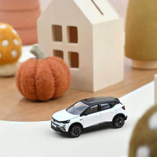 Norev - Renault Captur Esprit Alpine 2024 Pearl White &amp; Black - Scale 1/64