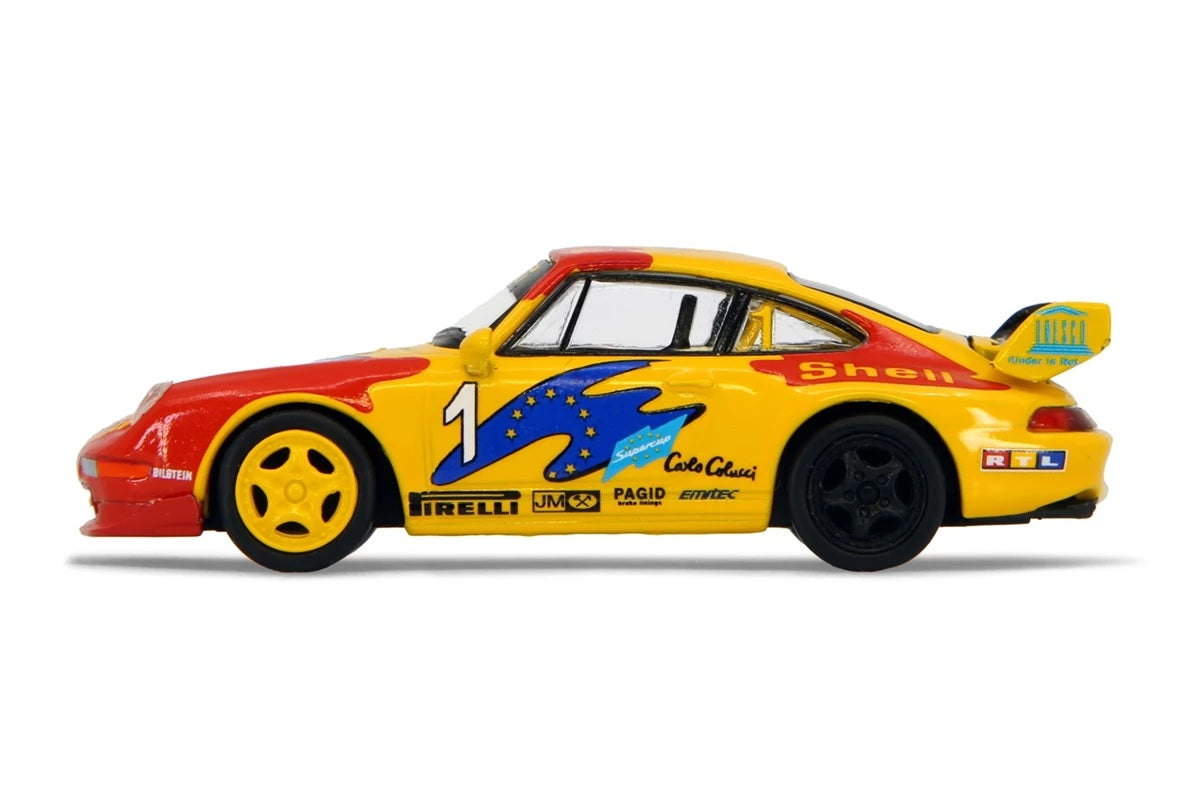 Spark Model - Porsche 993 Carrera Cup 1993 Shell Combo with rear spoiler - Scale 1/64 YCOMBO64006