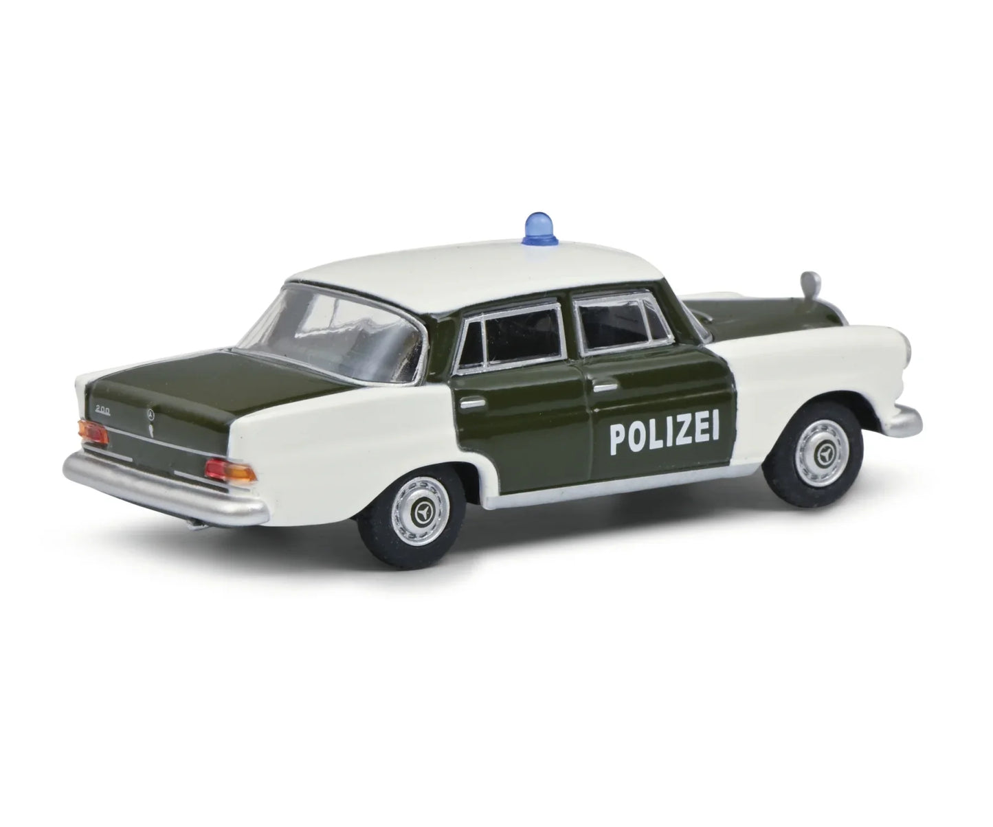 Schuco - Mercedes -Benz 200 (W110) Polizei - 1/64 Scale 452027800