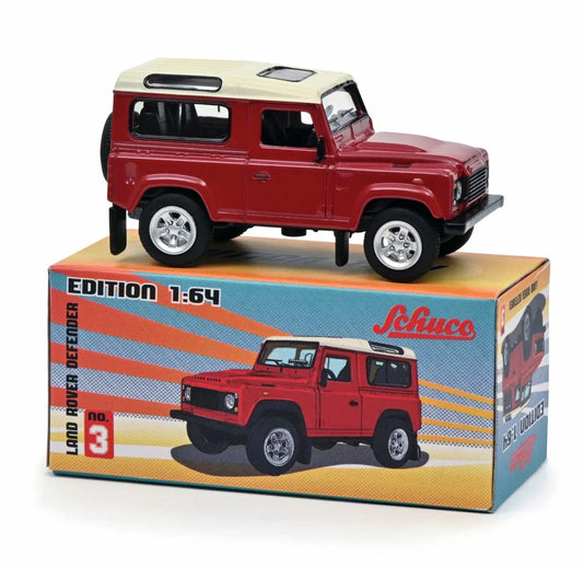 Schuco - Land Rover Defender Red - Scale 1/64 452030700