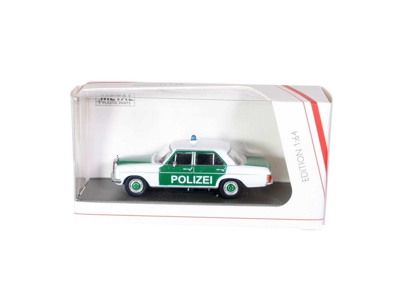 Schuco - Mercedes-Benz 200D Polizei - Scale 1/64 452037400