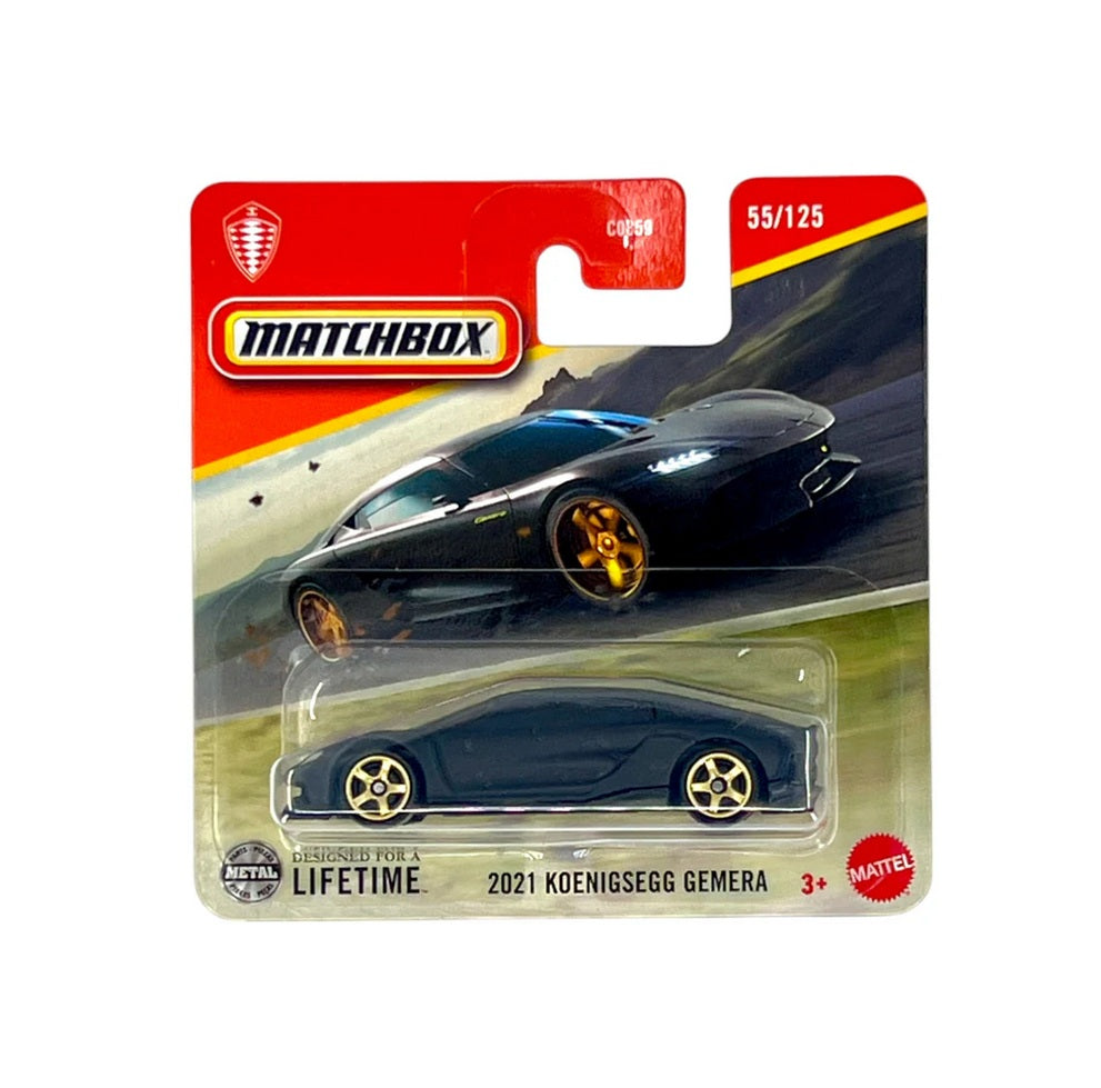 Matchbox - 2021 Koenigsegg Gemera #55 - Scale 1/64 Approx. JBR59