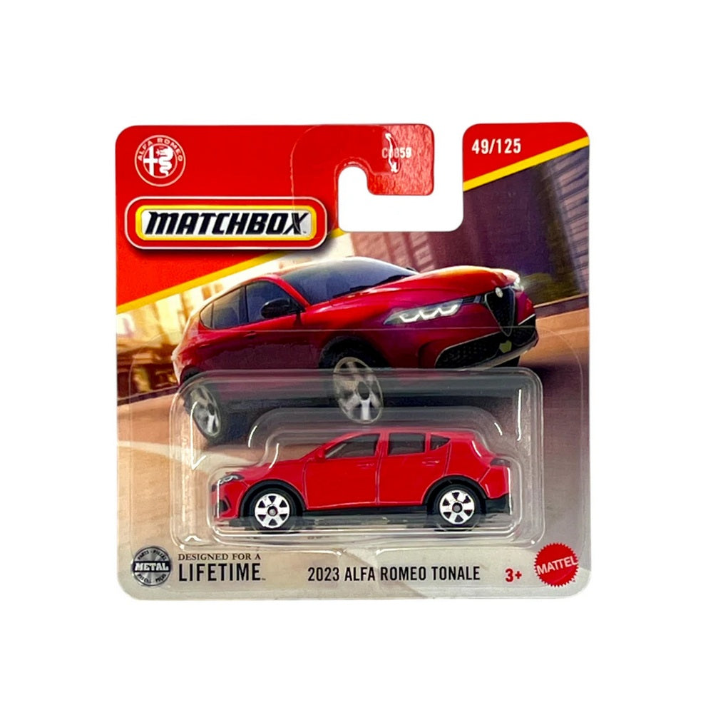 Matchbox - 2023 Alfa Romeo Tonale Red #49 - Scale 1/64 Approx. JBR37