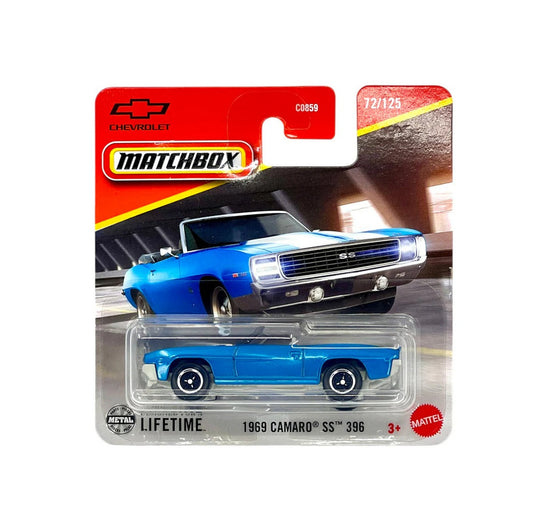 Matchbox - 1969 Chevrolet Camaro SS 396 #72 - Scala 1/64 Circa JBR84