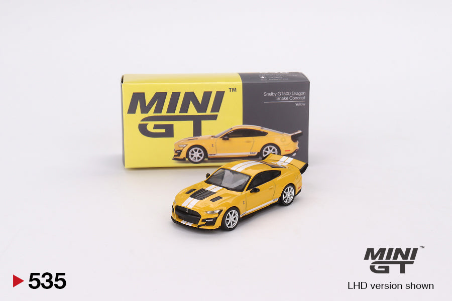 Mini GT - Shelby GT500 Dragon Snake Concept Yellow - Scale 1/64 MGT00535-L