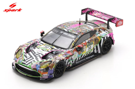Spark Model - Aston Martin Vantage AMR GT3 EVO #30 Walkenhorst Motorsport 24H Nürburgring 2025 - Scala 1/64 64S058