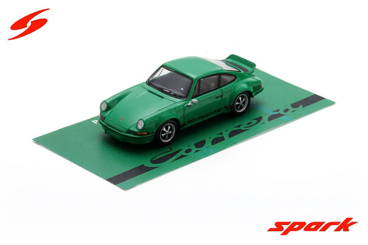 Spark Model - 1973 Porsche 911 Carrera 2.8 RSR (Green with black stripe) - 1/64 Scale 64SP007B
