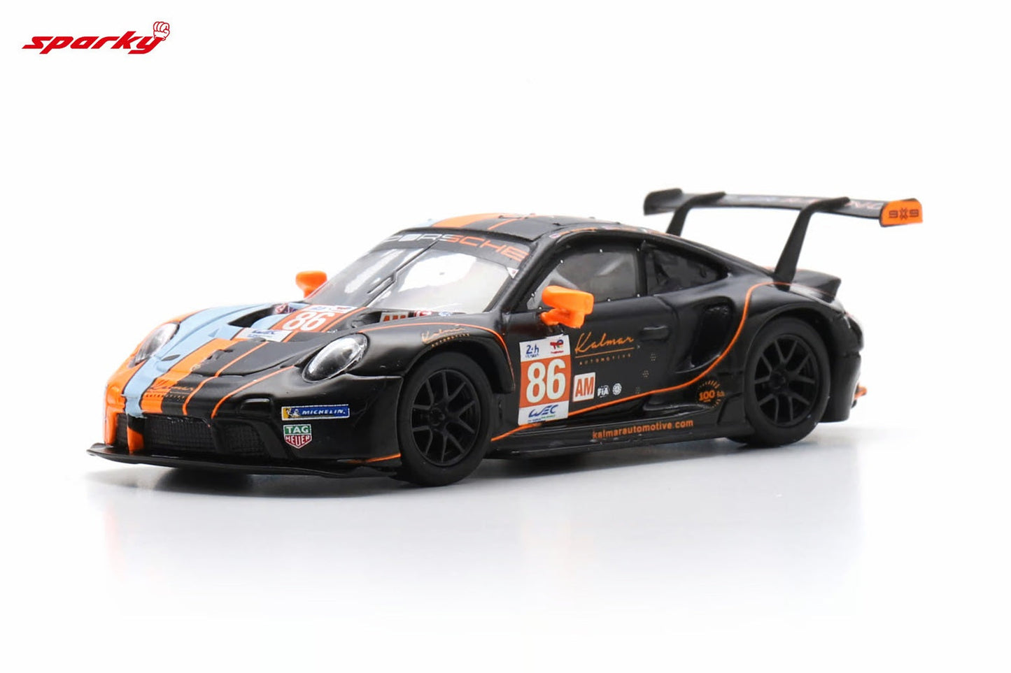 Spark Model - Porsche 911 RSR - 19 #86 GR RACING 3e LM GTE AM classe Le Mans 24H 2023 - Échelle 1/64 Y310