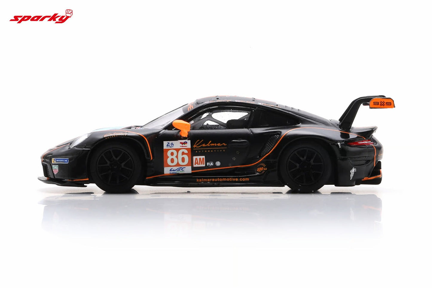 Spark Model - Porsche 911 RSR - 19 #86 GR RACING 3e LM GTE AM classe Le Mans 24H 2023 - Échelle 1/64 Y310