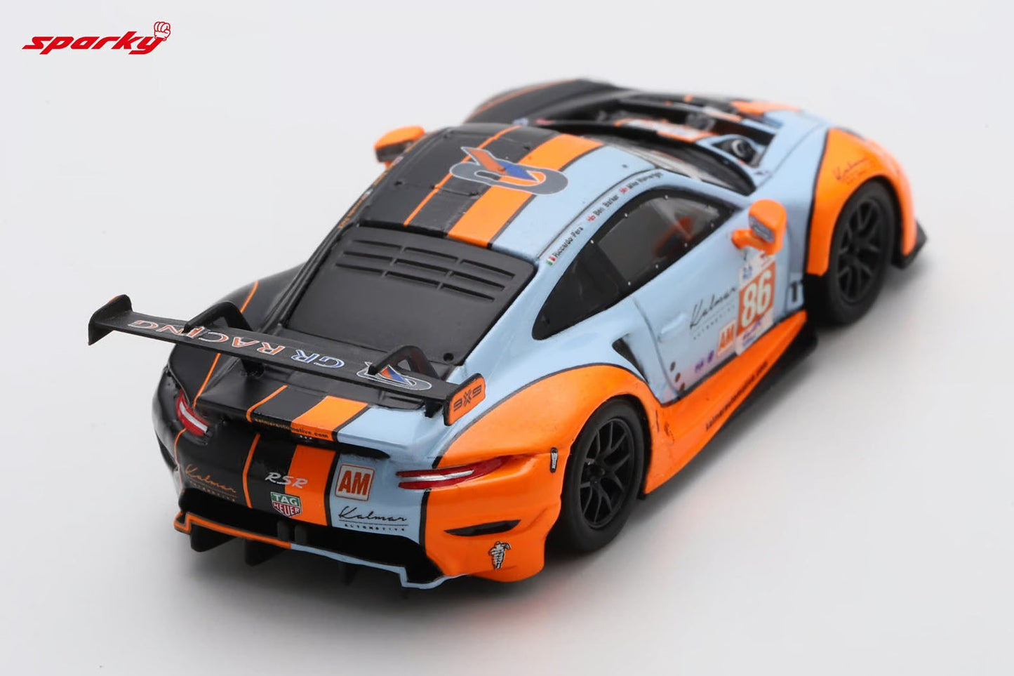 Spark Model - Porsche 911 RSR - 19 #86 GR RACING 3e LM GTE AM classe Le Mans 24H 2023 - Échelle 1/64 Y310
