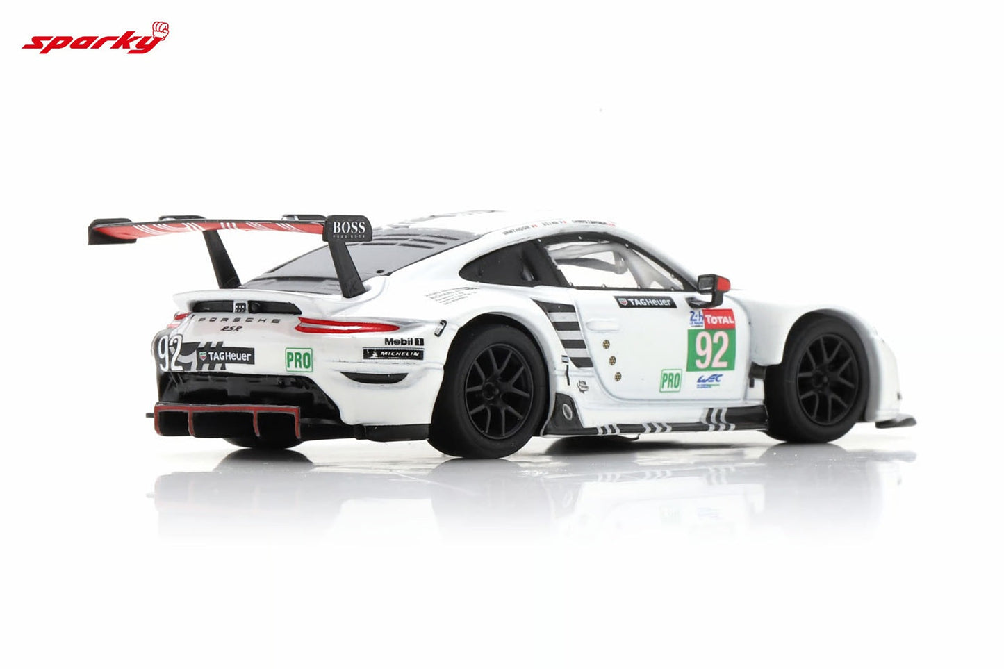 Spark Model - Porsche 911 RSR - 19 #92 Porsche GT Team 24H Le Mans 2020 - Scala 1/64 Y223