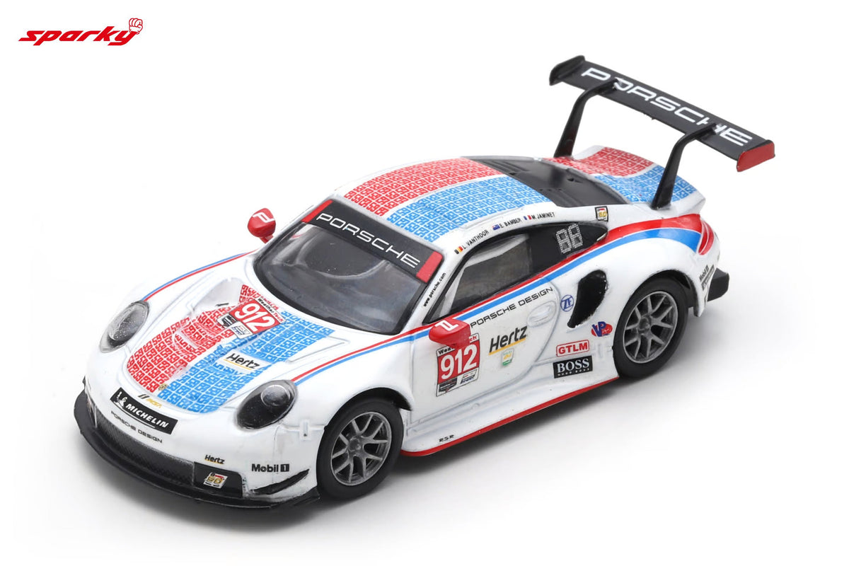 Spark Model - Porsche 911 RSR #912 Porsche GT - 24H DAYTONA 2019 - Scala 1/64 Y136