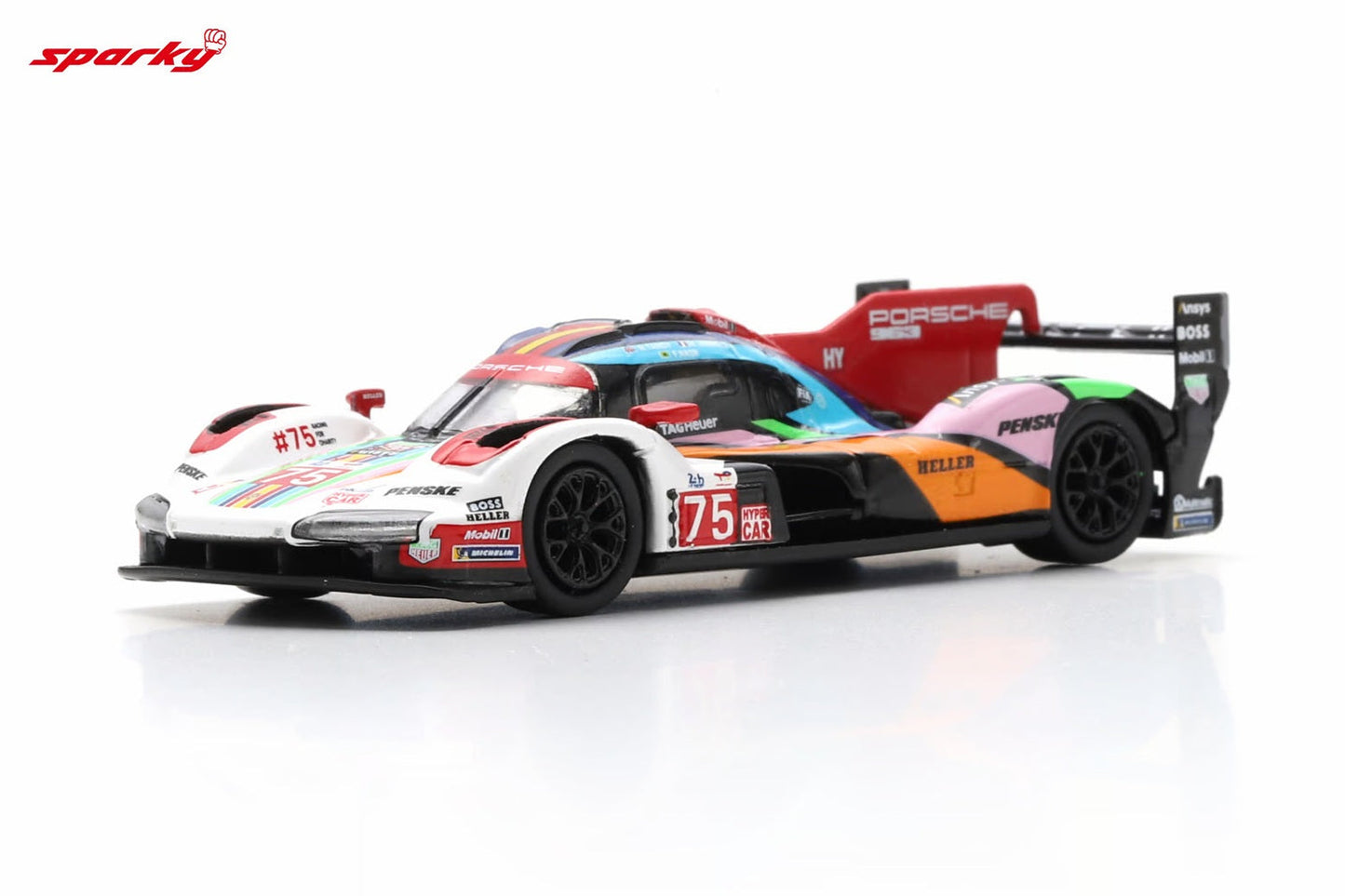 Spark Model - Porsche 963 #75 Penske Motorsport Le Mans 24H 2023 - 1/64 Scale Y303