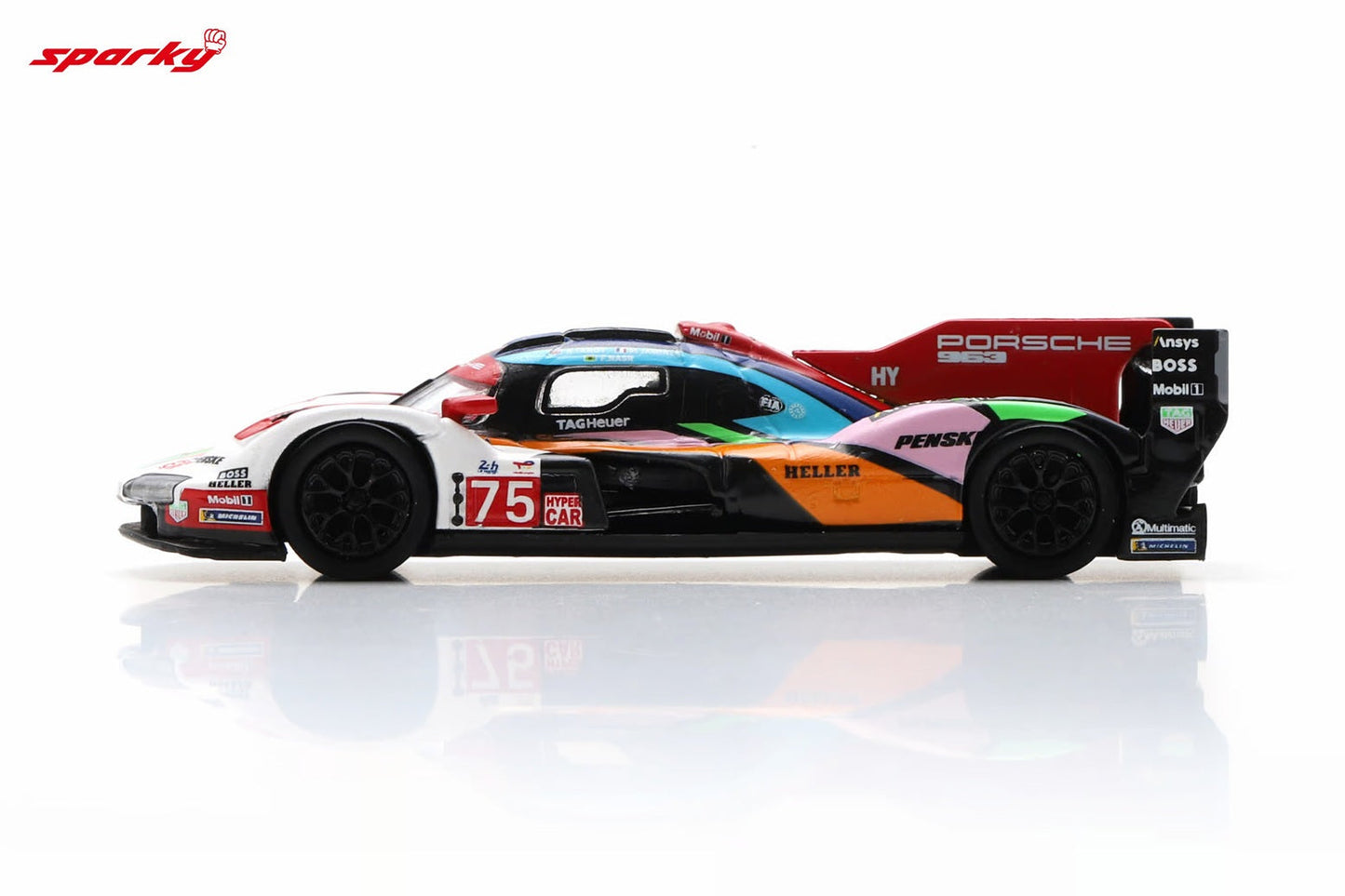 Spark Model - Porsche 963 #75 Penske Motorsport Le Mans 24H 2023 - 1/64 Scale Y303