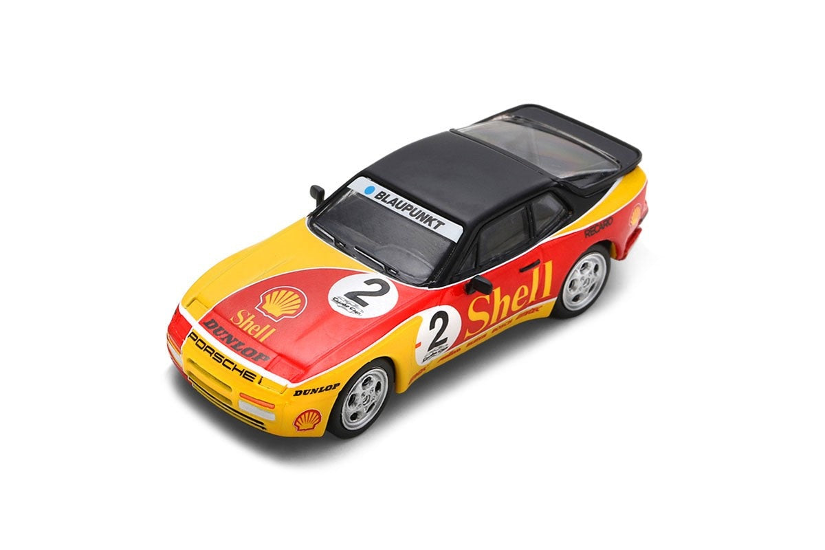 Porsche 944 Shell Turbo Cup #2 (Flat headlights) - Spark Model - Scale 1/64 YO64003