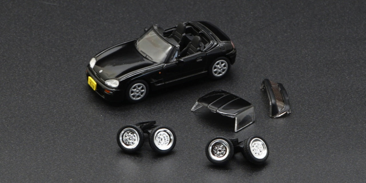 BM Creations - Suzuki Cappuccino Black LHD - Scale 1/64 64B0093