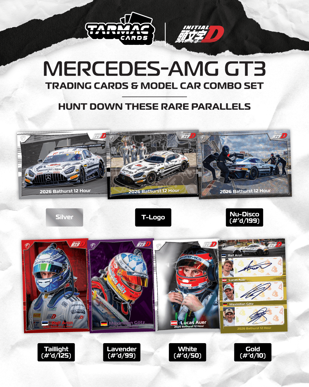[PRE-ORDER] Tarmac Works - Mercedes - AMG GT3 Craft-Bamboo Racing Bathurst 12h 2026 - HOBBY64 - 1/64 Scale T64-062-26BH77