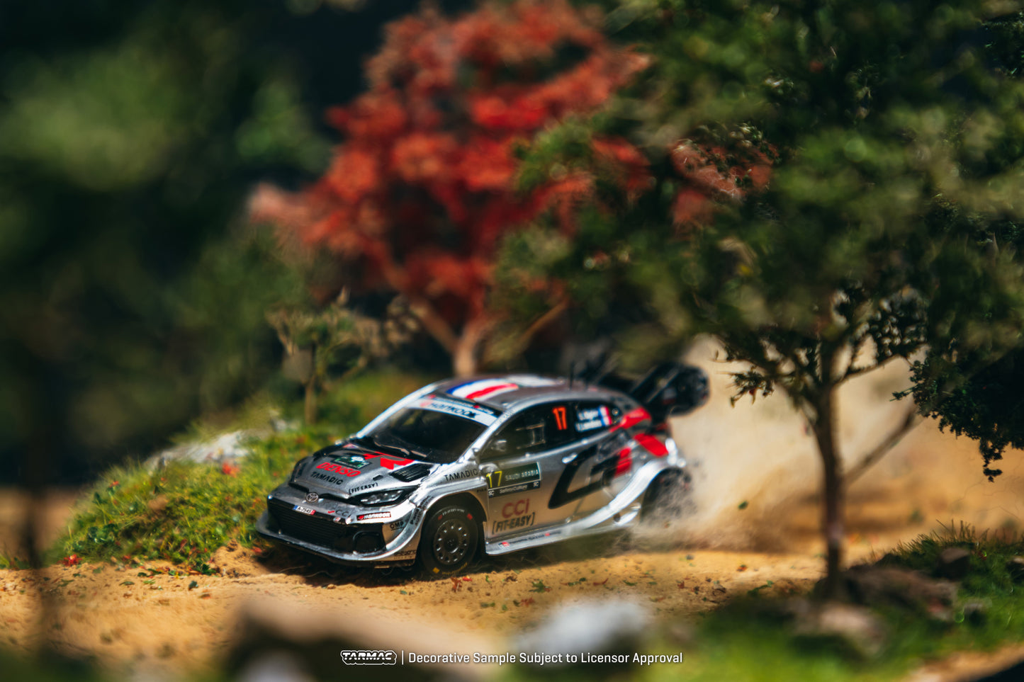 [PRE-ORDER] Tarmac Works - Toyota GR YARIS Rally1 Hybrid Rally Saudi Arabia 2025 WRC - HOBBY64 - 1/64 Scale T64-085-25RSA17