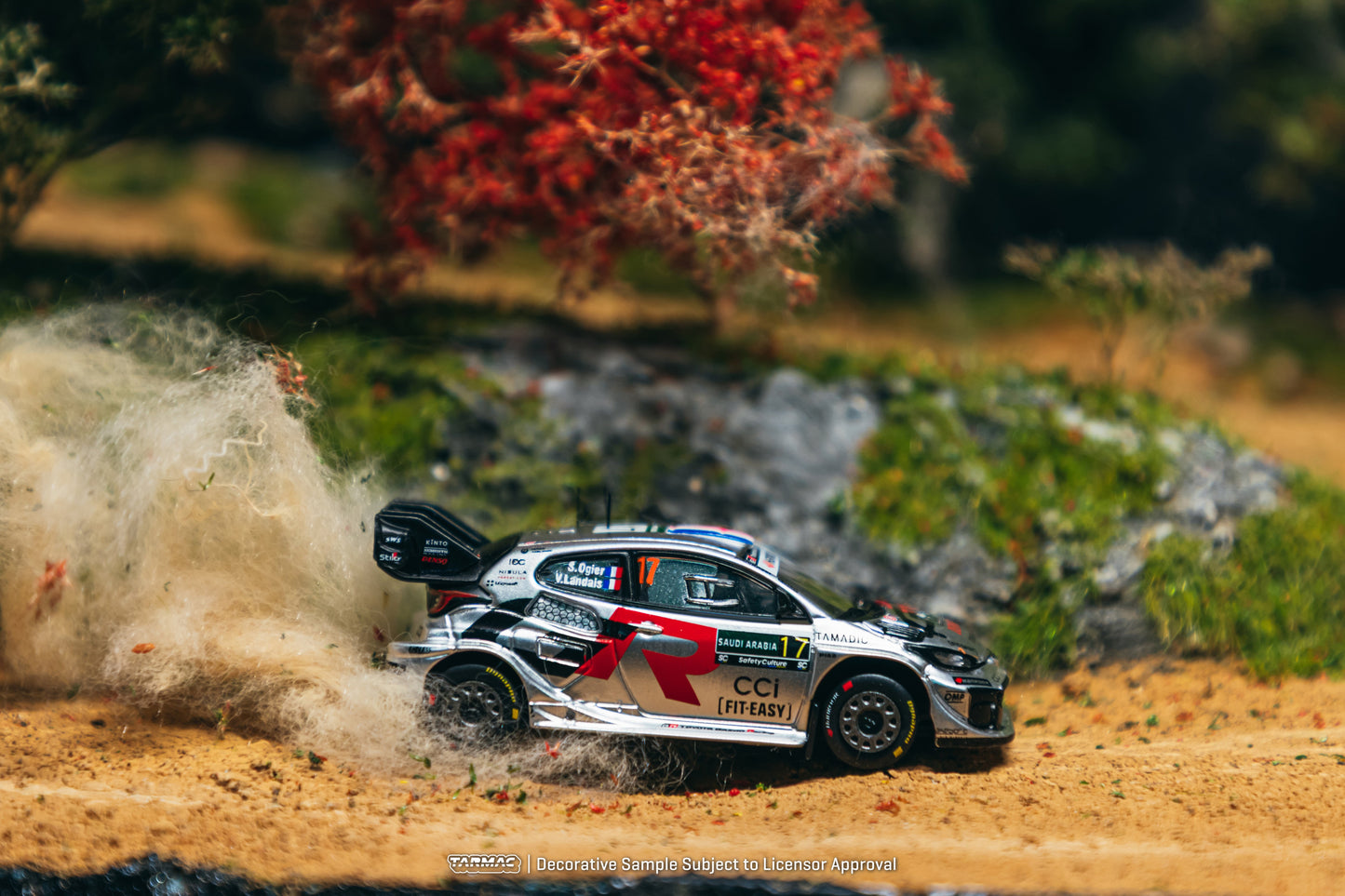 [PRE-ORDER] Tarmac Works - Toyota GR YARIS Rally1 Hybrid Rally Saudi Arabia 2025 WRC - HOBBY64 - 1/64 Scale T64-085-25RSA17