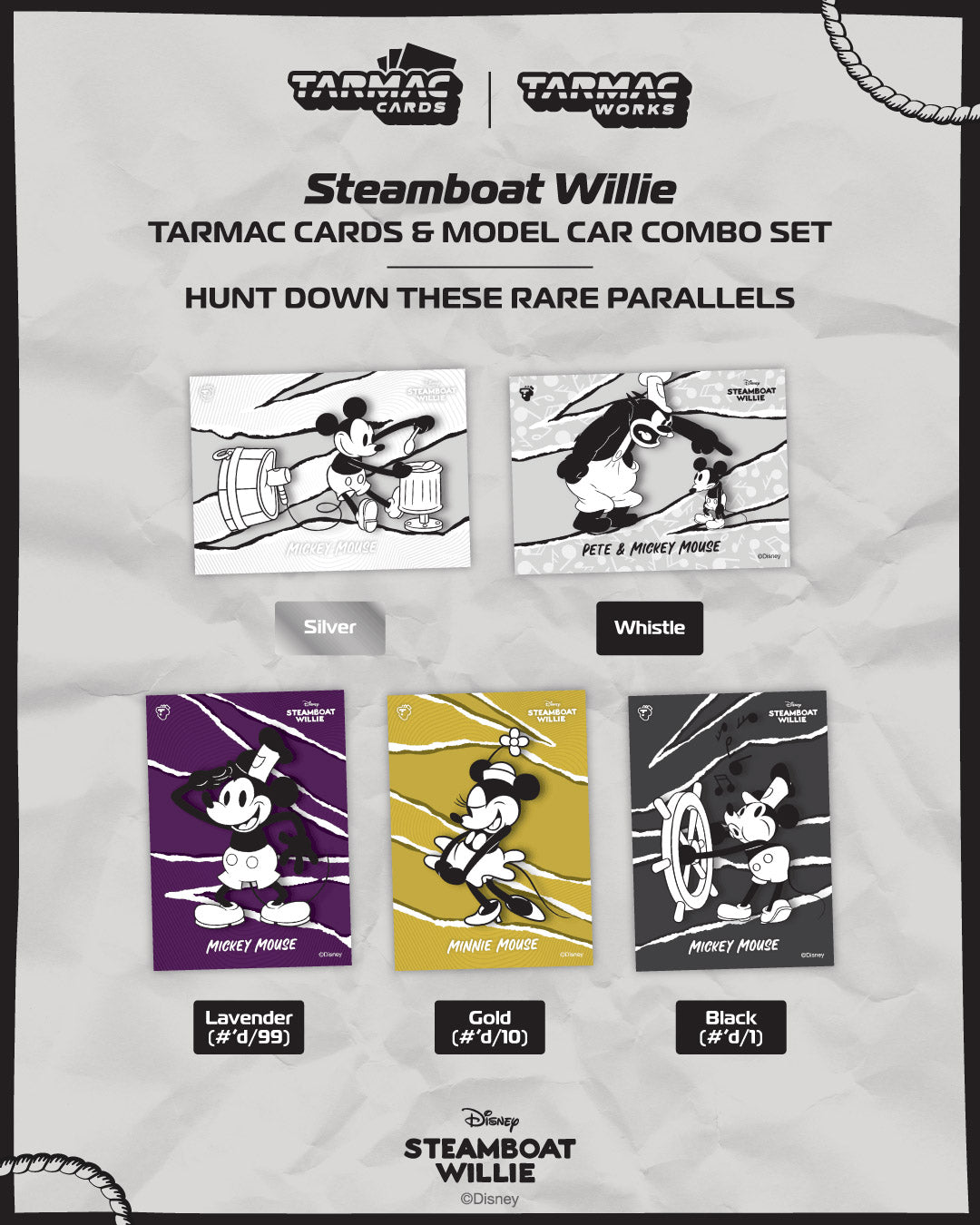 [PRÉCOMMANDE] Tarmac Works - Toyota Sprinter Trueno AE86 Widebody par Jon Sibal Mickey & Friends Steamboat Willie - GLOBAL64 - Échelle 1/64 T64G-060-STEAM