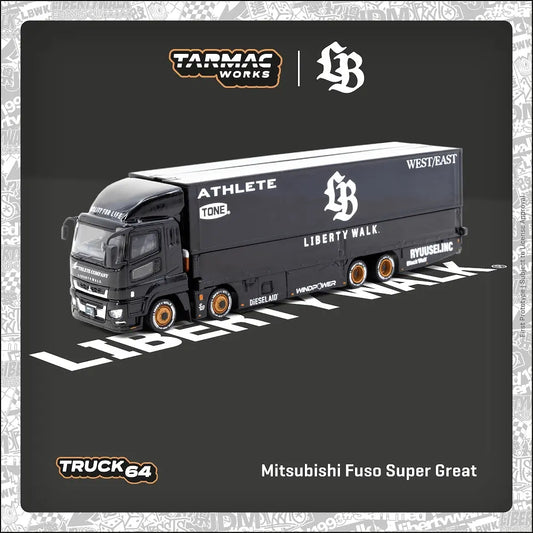 Tarmac Works - Mitsubishi Fuso Super Great LB-TRUCKS - TRUCK64 - Scale 1/64 T64T-TL001-LBB