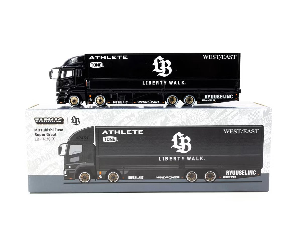 Tarmac Works - Mitsubishi Fuso Super Great LB-TRUCKS - TRUCK64 - Scale 1/64 T64T-TL001-LBB